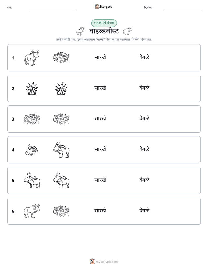 समान की भिन्न