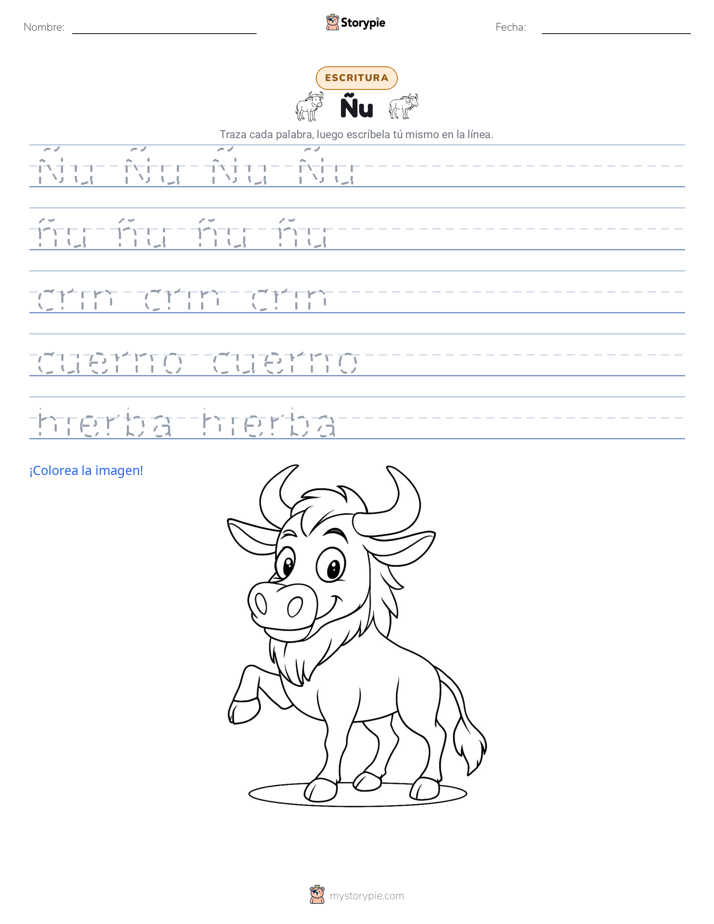 Práctica de Escritura