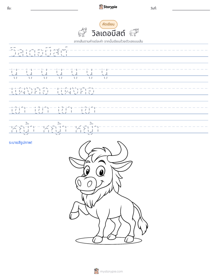 การฝึกเขียน