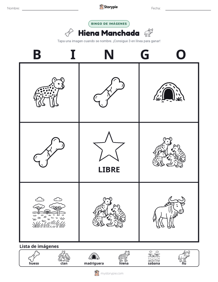 Bingo de Imágenes