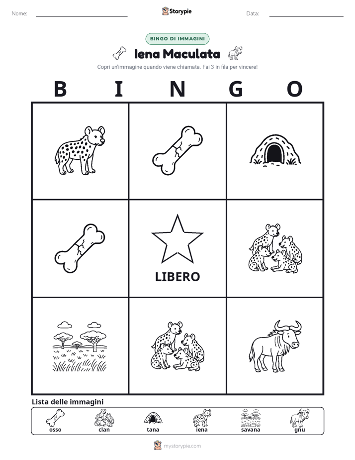 Bingo delle Immagini
