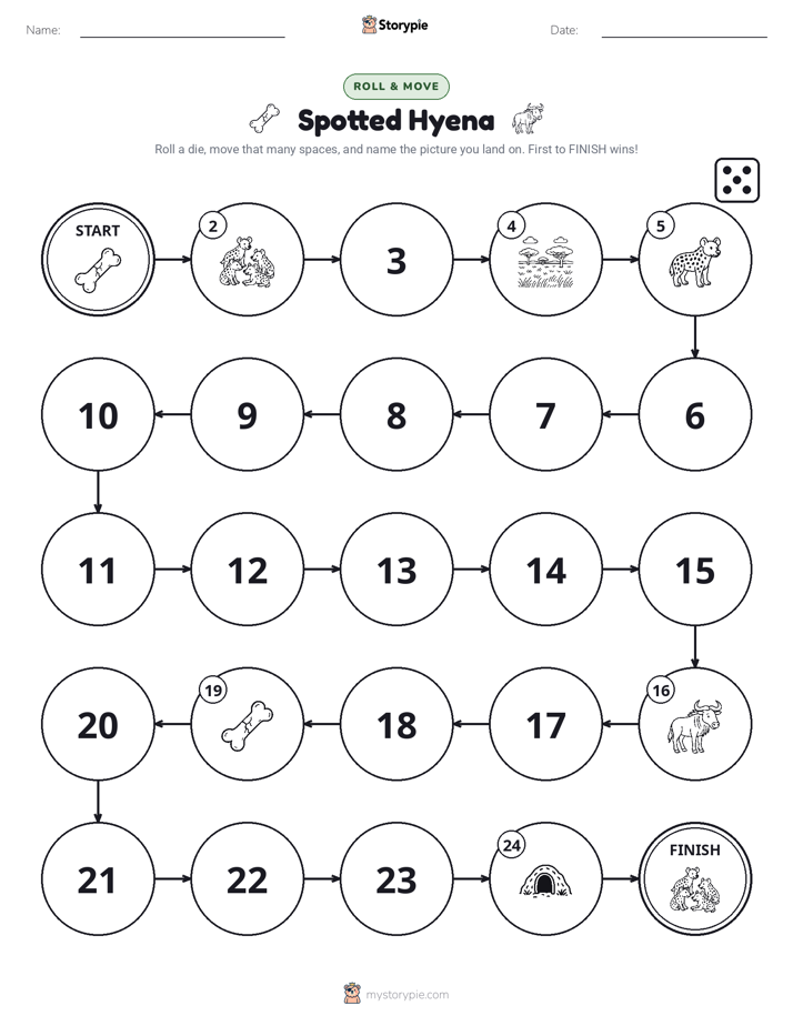 Roll & Move Game