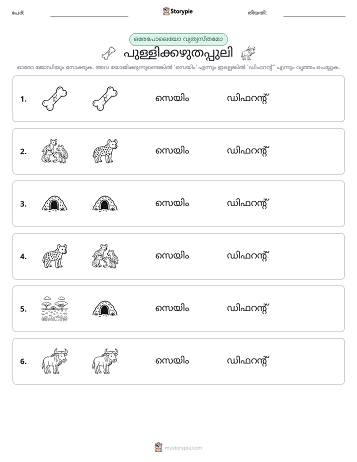 ഒന്നോ വ്യത്യാസമോ