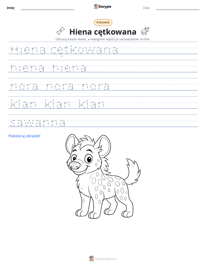 Ćwiczenie Pisania