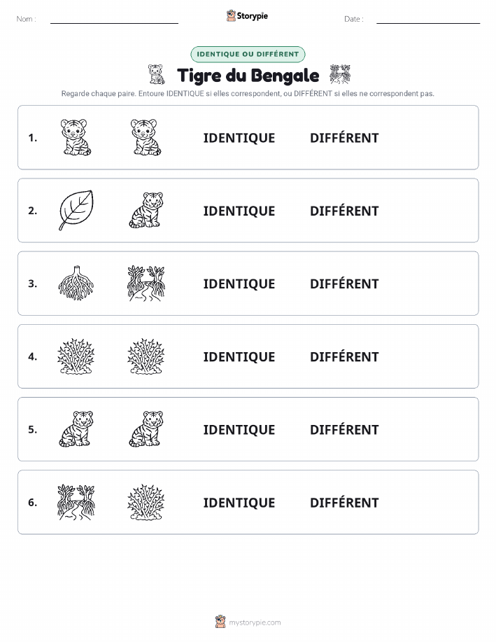 Identique ou Différent
