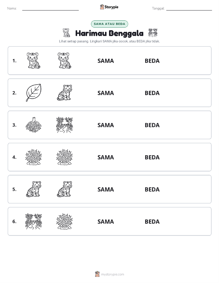 Sama atau Berbeda