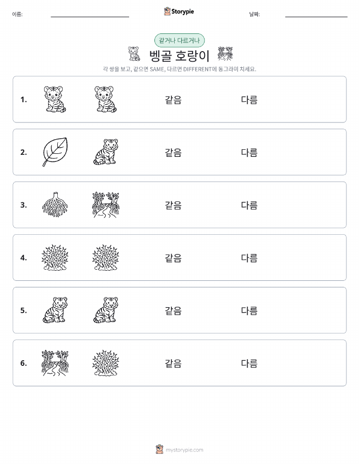 같은 것 또는 다른 것