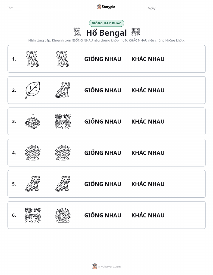 Giống Hay Khác