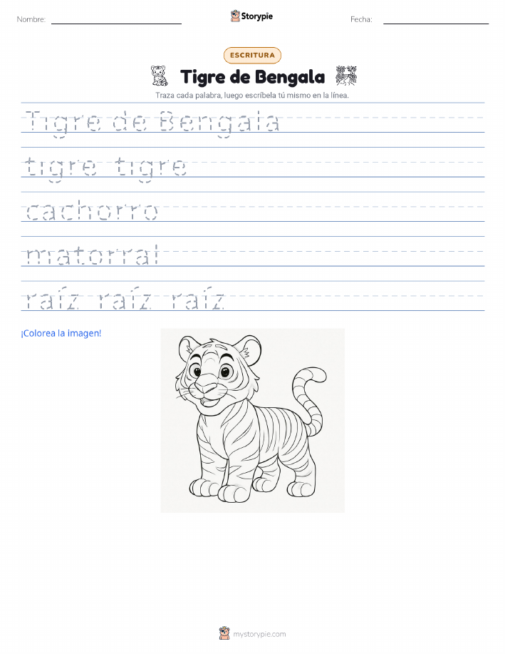 Práctica de Escritura