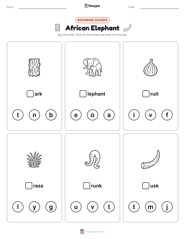Beginning Sounds