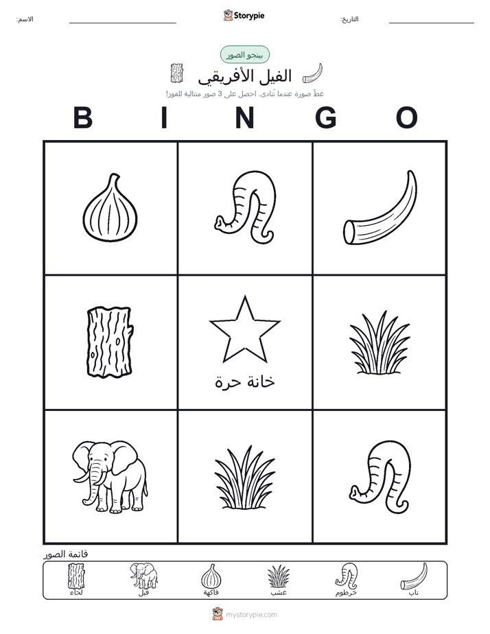 بينغو الصور