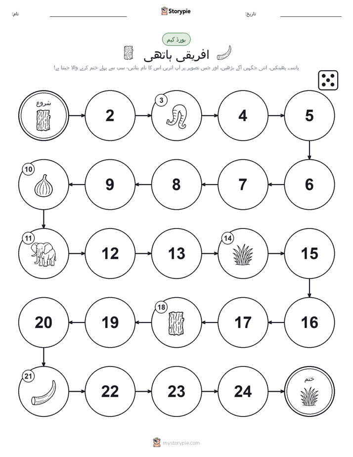 رول اور منتقل کریں کھیل