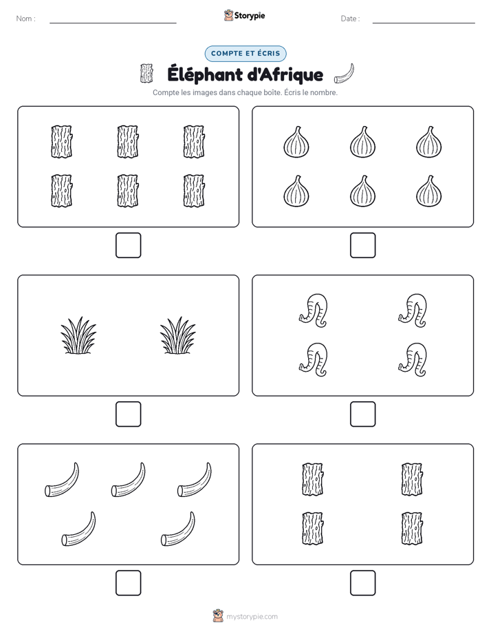 Compter & Écrire