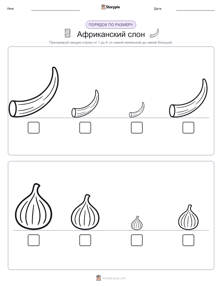 Размеры в порядке