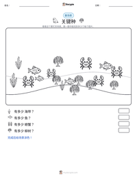 关键种 可打印工作表预览