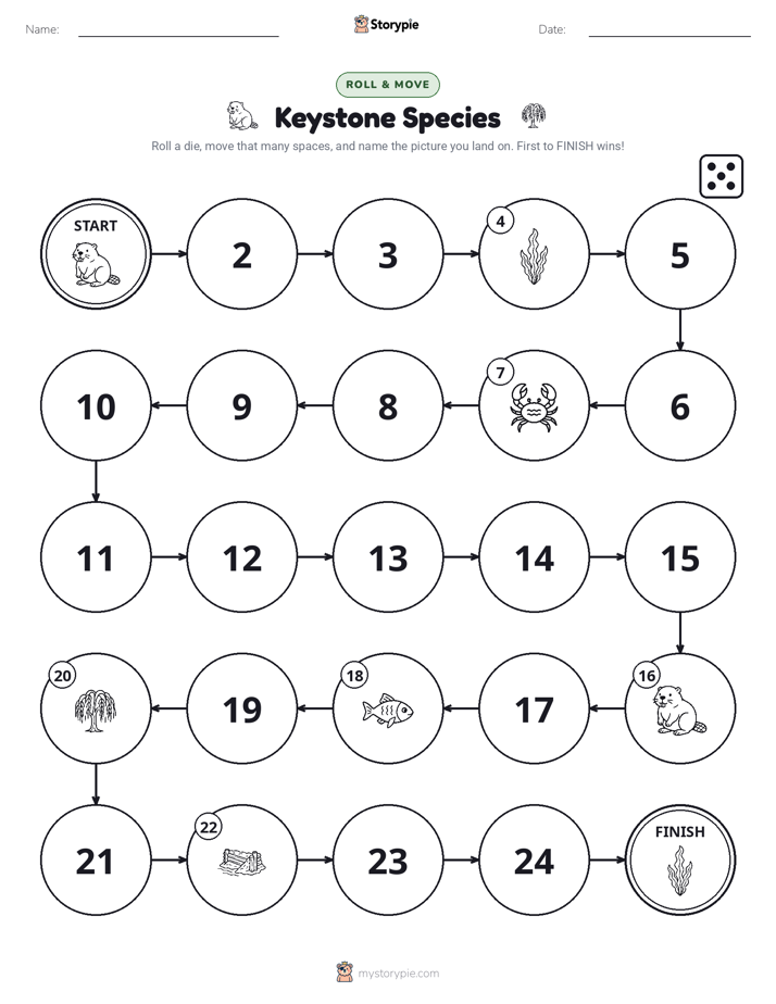Roll & Move Game