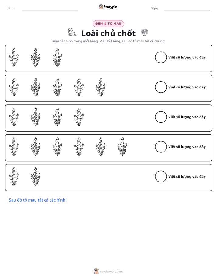 Đếm & Tô Màu