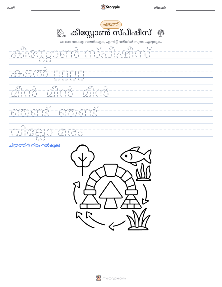 എഴുത്ത് പരിശീലനം