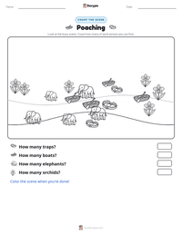 Poaching printable worksheet preview