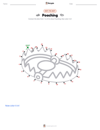Poaching printable worksheet preview