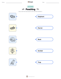Poaching printable worksheet preview