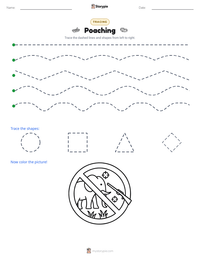 Poaching printable worksheet preview