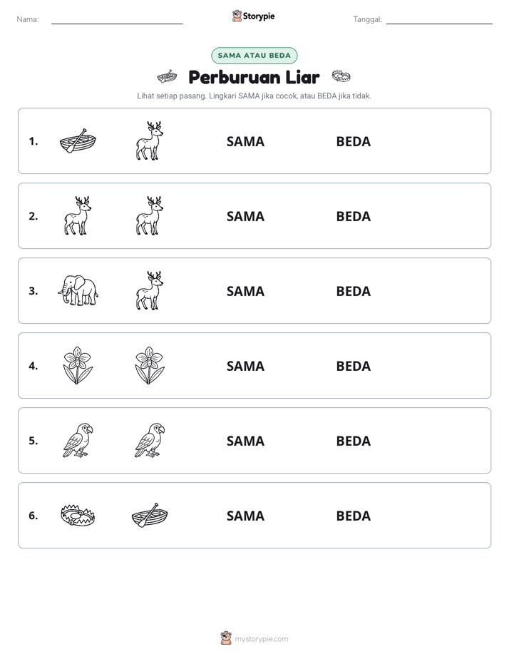Sama atau Berbeda