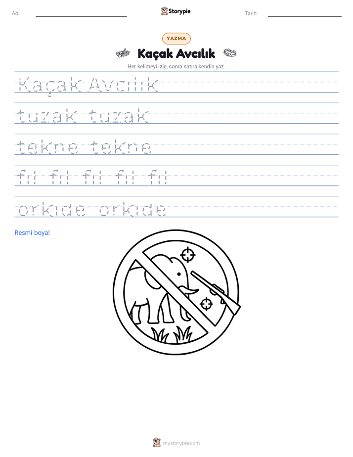 Yazma Pratiği