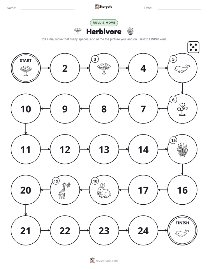 Roll & Move Game