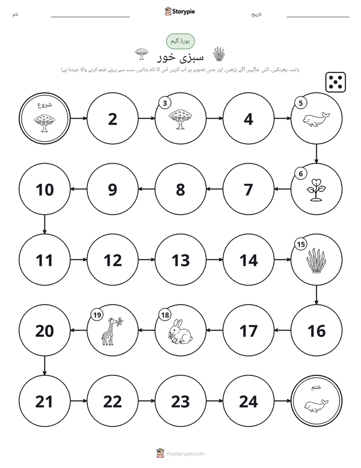 رول اور منتقل کریں کھیل