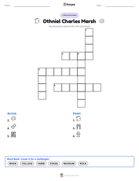 Othniel Charles Marsh printable worksheet preview