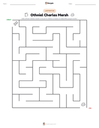 Aperçu de la feuille de travail imprimable Othniel Charles Marsh