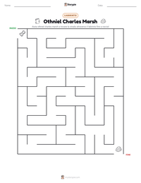 Anteprima della scheda stampabile di Othniel Charles Marsh