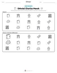 Othniel Charles Marsh printable worksheet preview