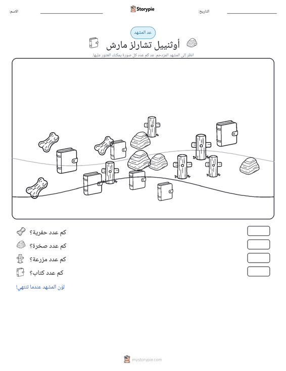 مشهد العد