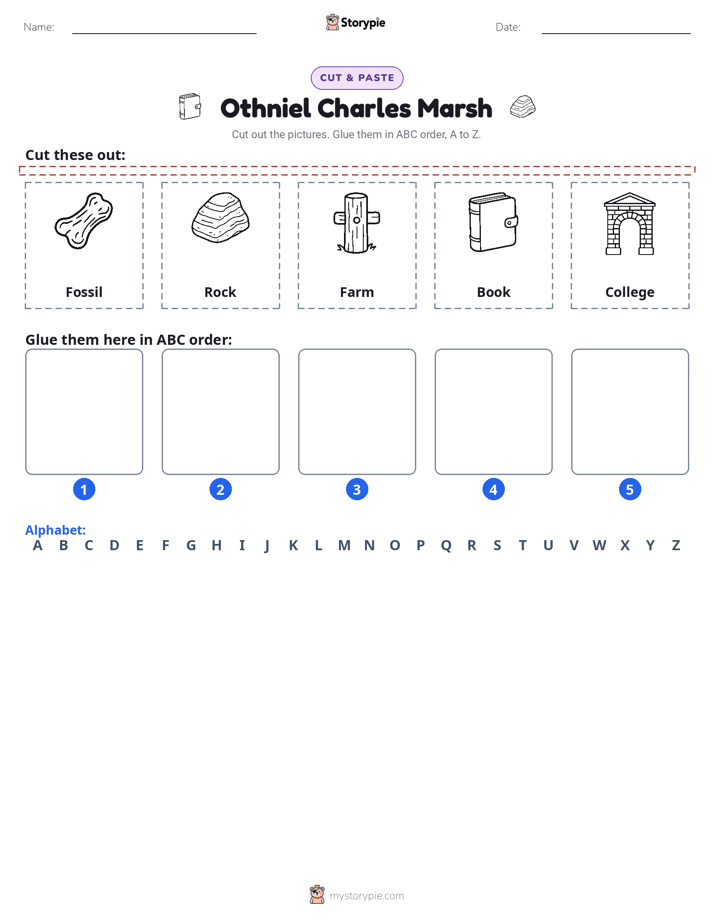 Cut & Paste Alphabet