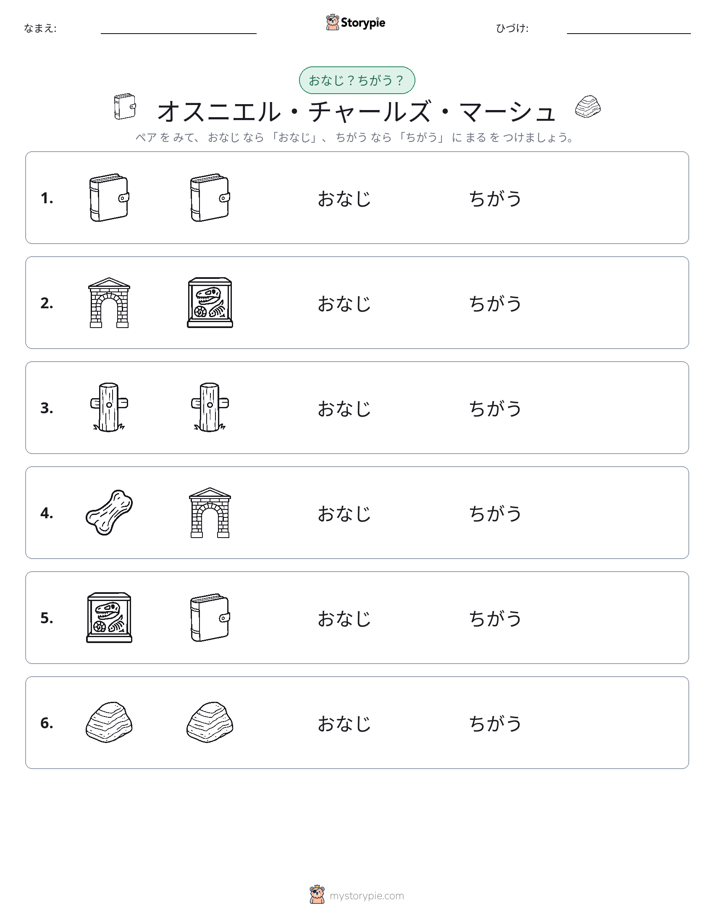 同じか違うか