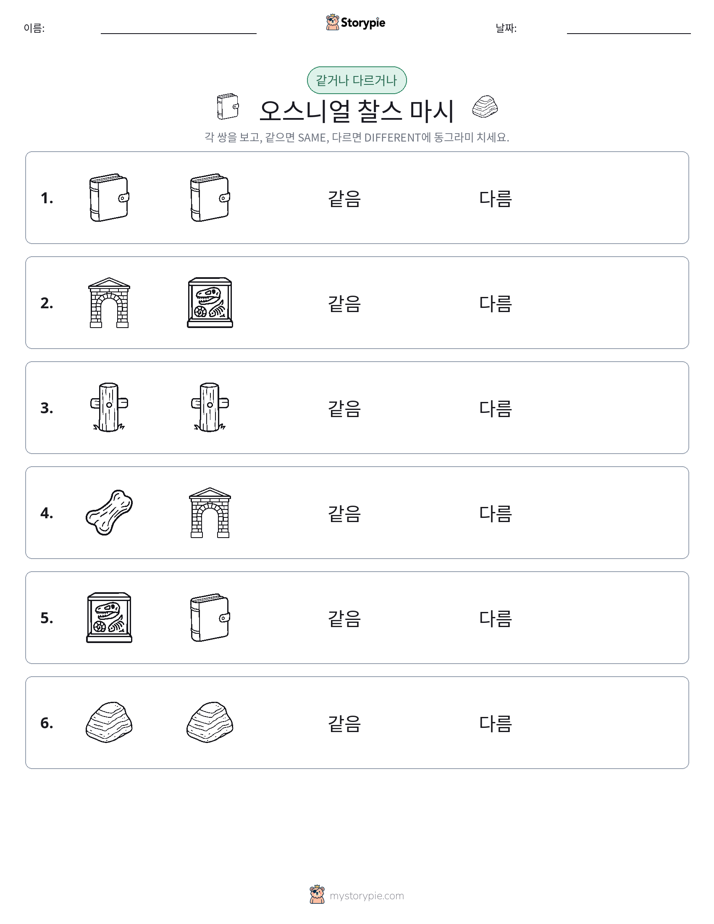 같은 것 또는 다른 것