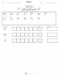 معاينة ورقة العمل القابلة للطباعة الدلفين قاروري الأنف