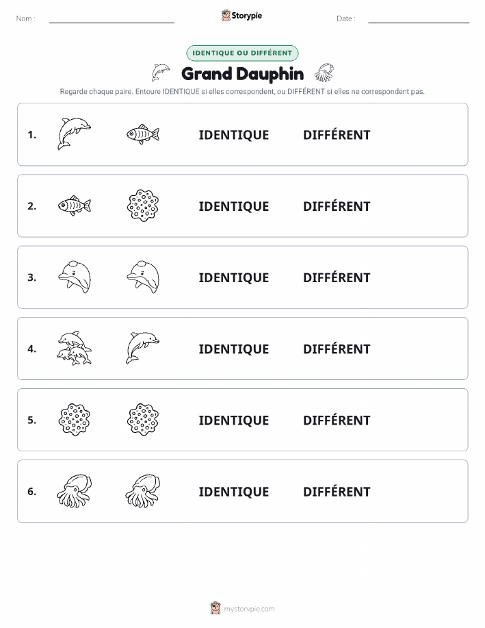 Identique ou Différent