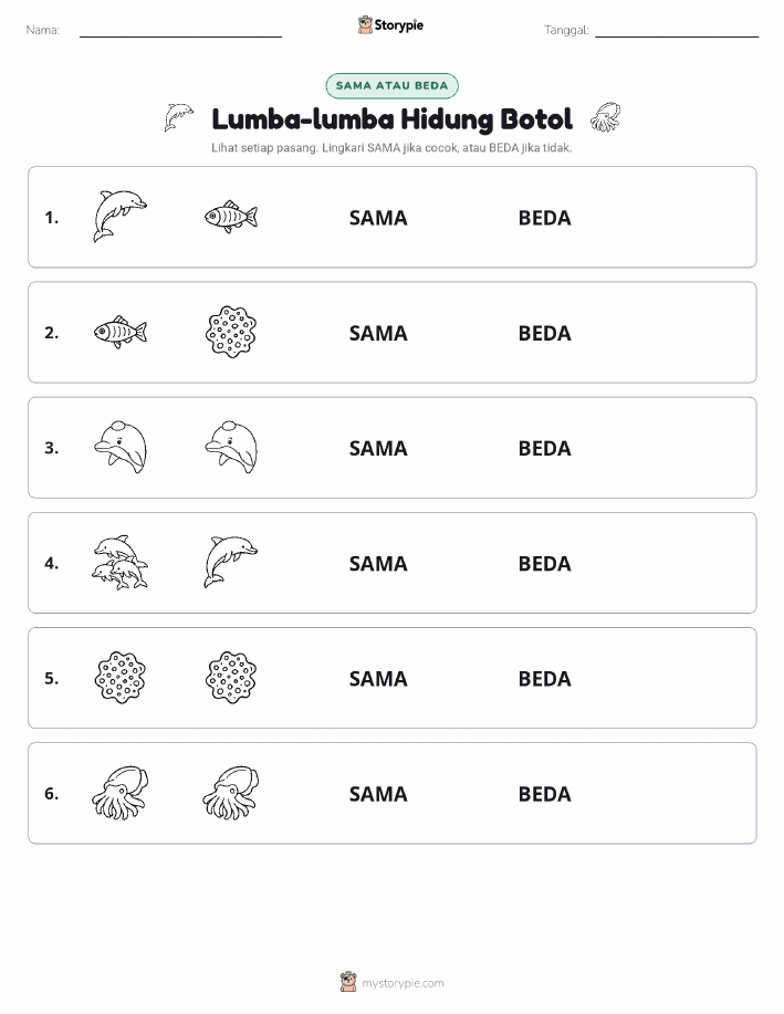 Sama atau Berbeda