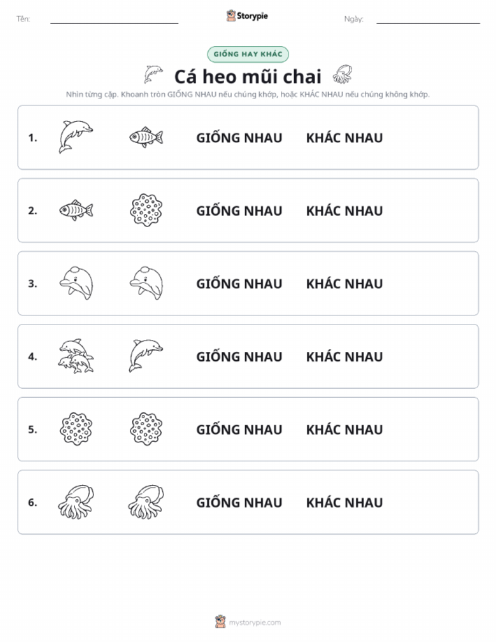 Giống Hay Khác
