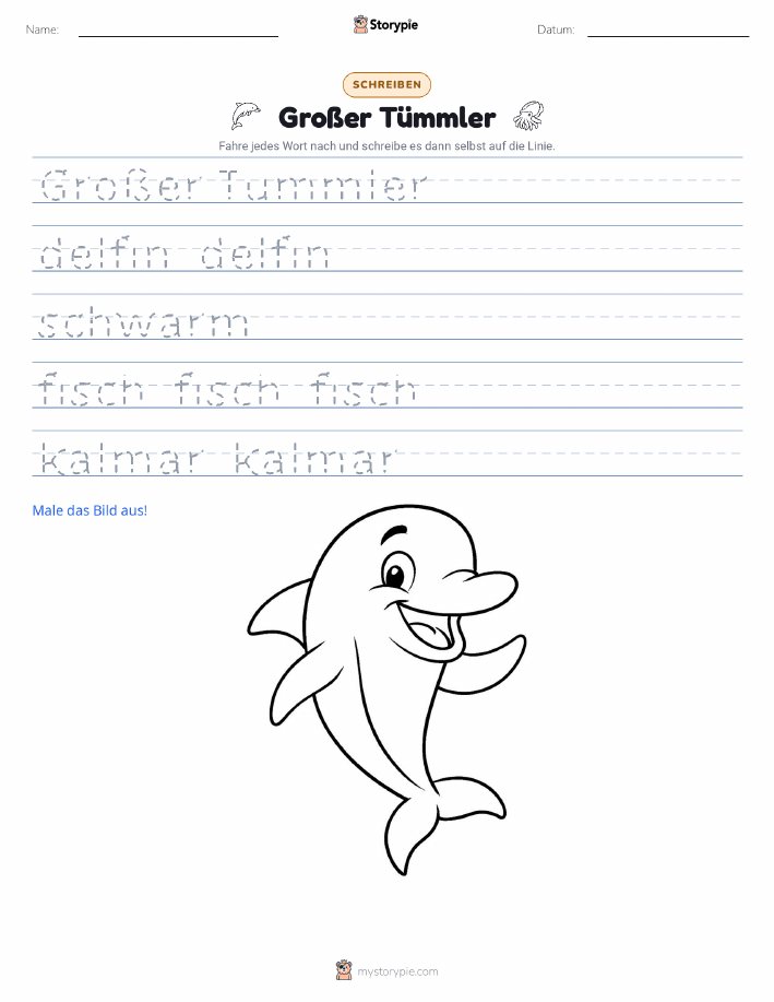 Schreibübung