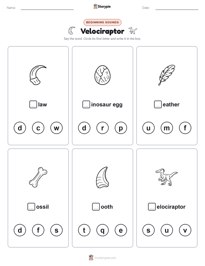 Beginning Sounds