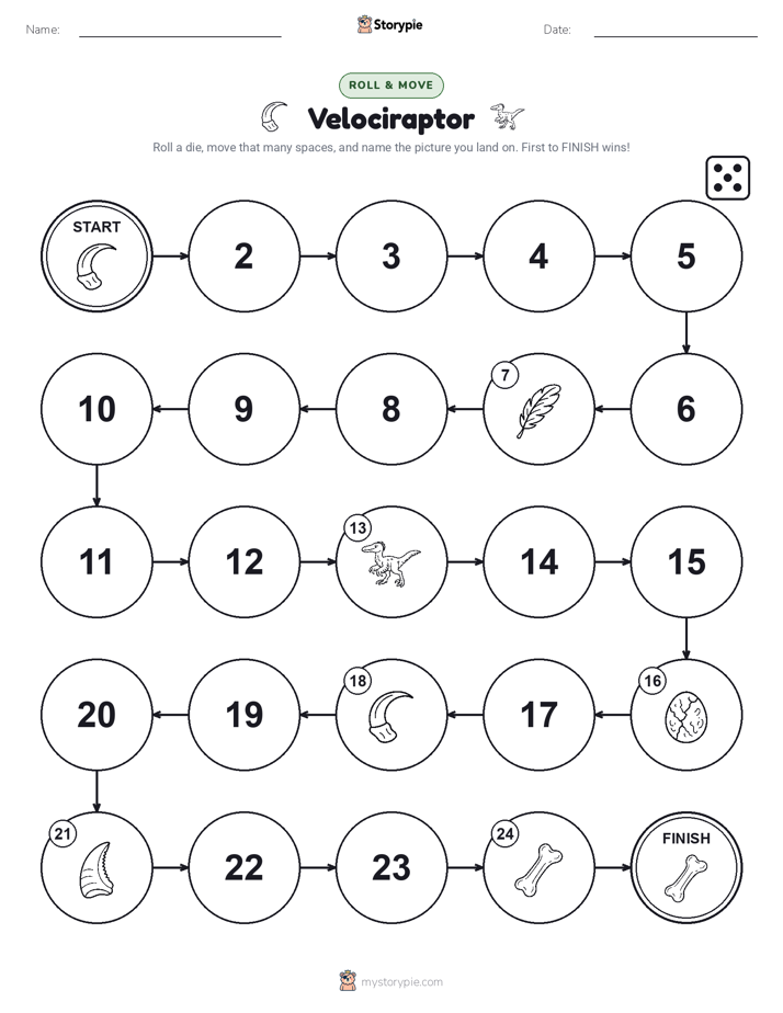 Roll & Move Game