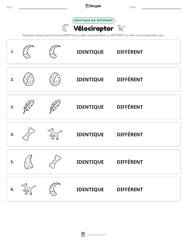 Identique ou Différent