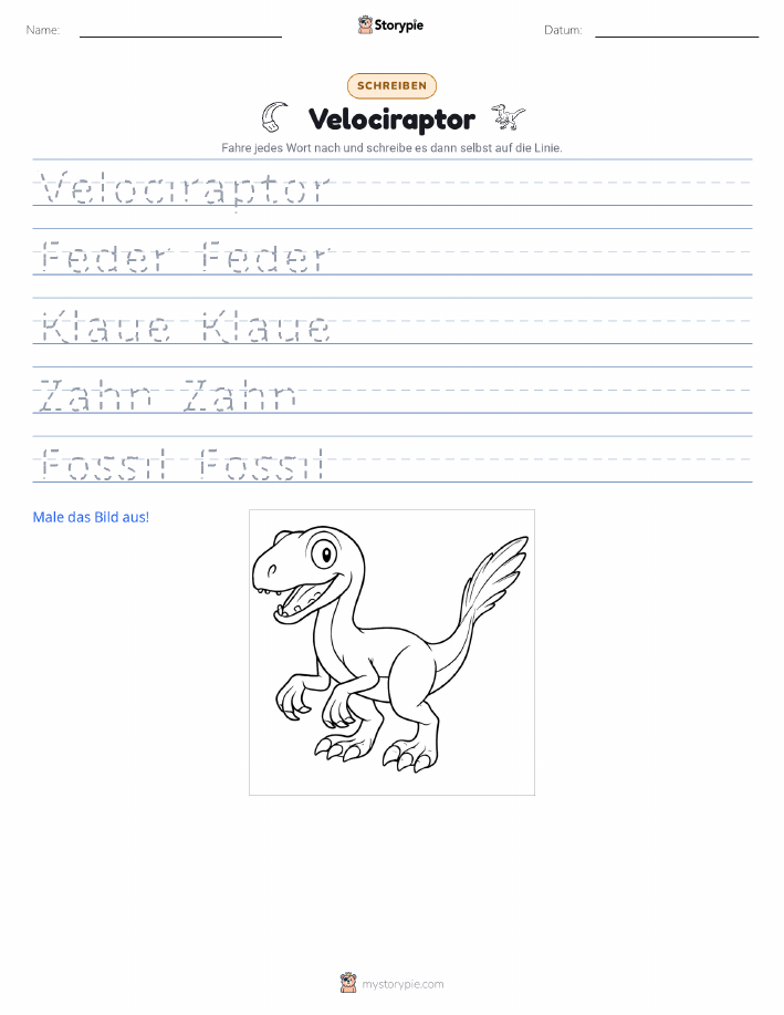 Schreibübung