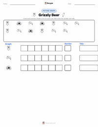 Grizzly Bear printable worksheet preview