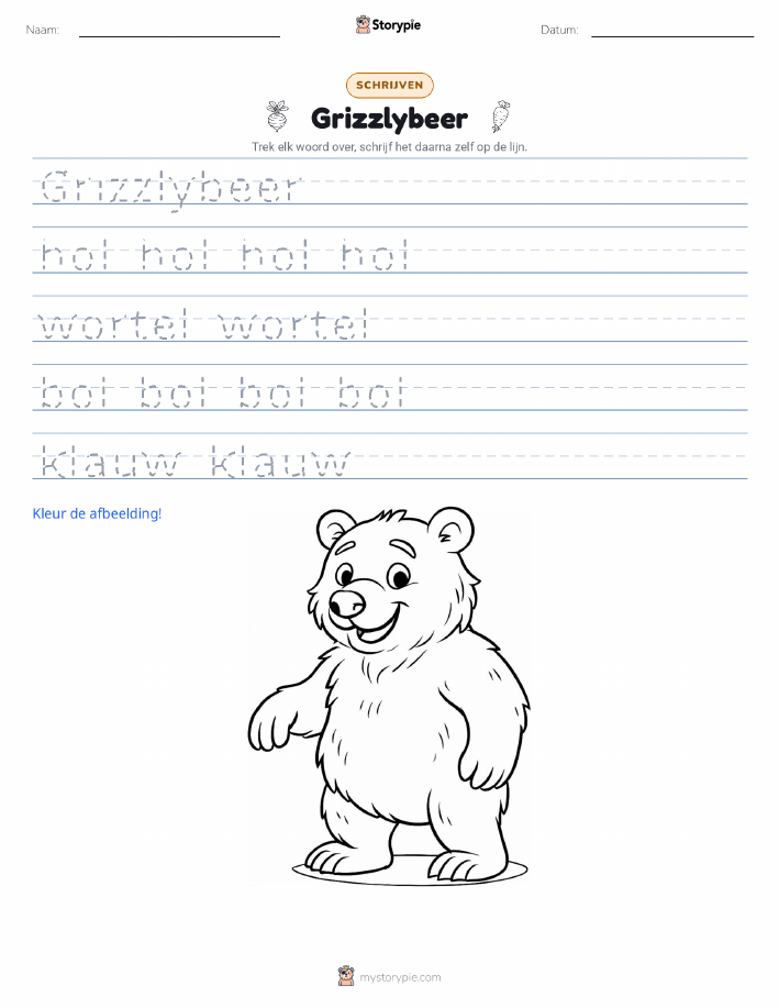 Schrijf Oefening