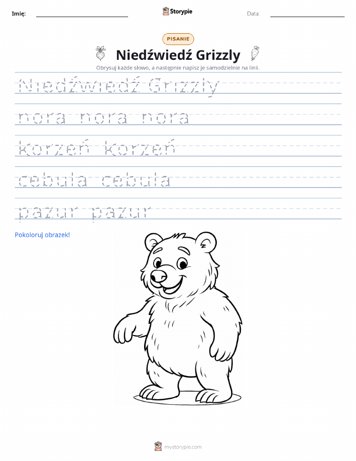 Ćwiczenie Pisania